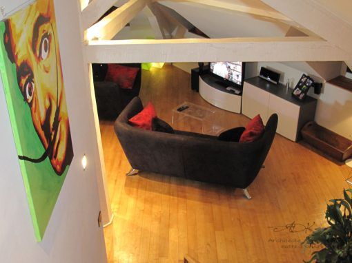 RÉNOVATION D&rsquo;UN LOFT SOUS LES TOITS