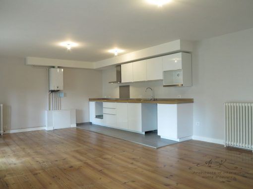 RESTRUCTURATION D&rsquo;UN T3 DESTINÉ A LA LOCATION